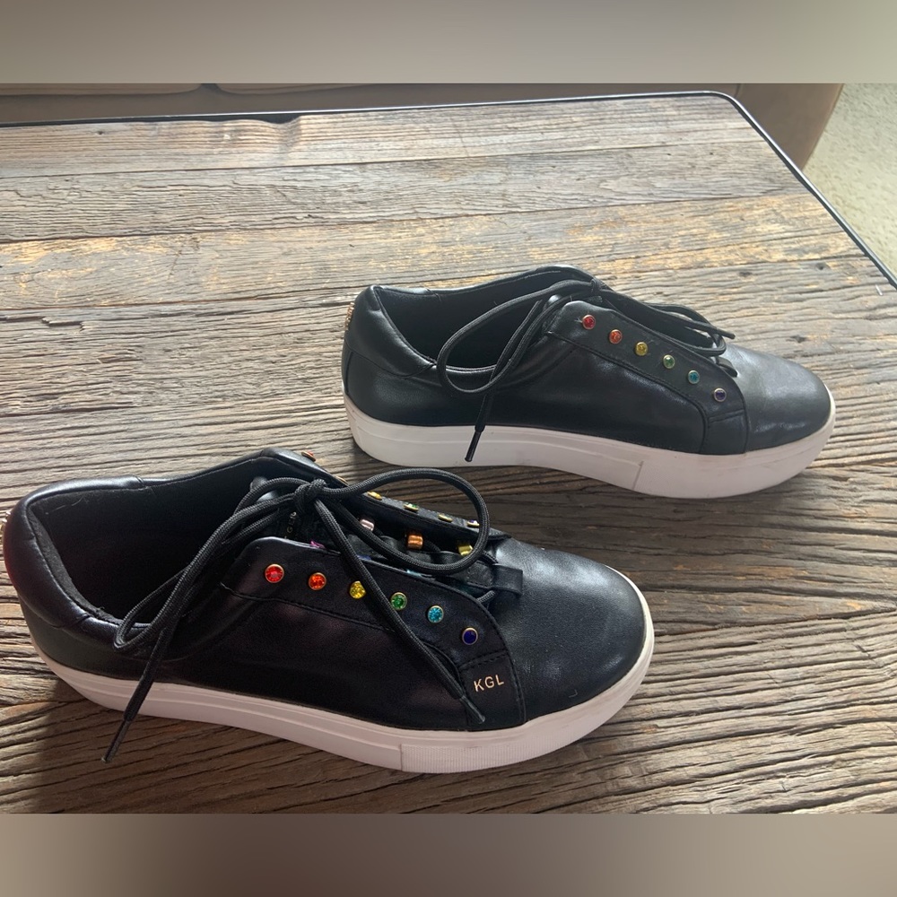 Kurt Geiger Liviah black sneakers - Picture 2 of 6